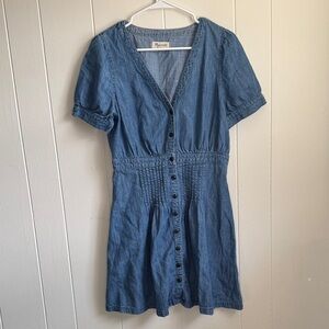 Madewell Denim Day Lilly Dress Sz 8